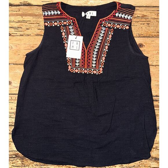 THML Women Sz XS V-Neck Sleeveless Tank NWT - Picture 1 of 6